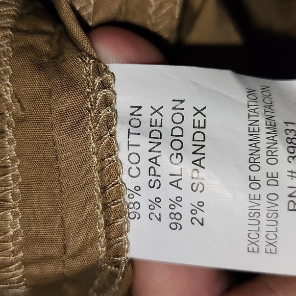 Rewind Wide Leg Tie Waist Pants Brown Size Small - Picture 7 of 8